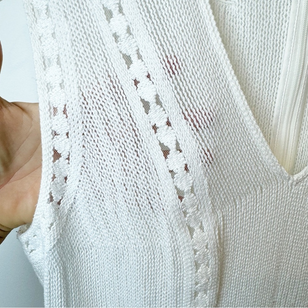 Kobi Halperin | Amani Fringe Hem Dress in White - Picture 5 of 8